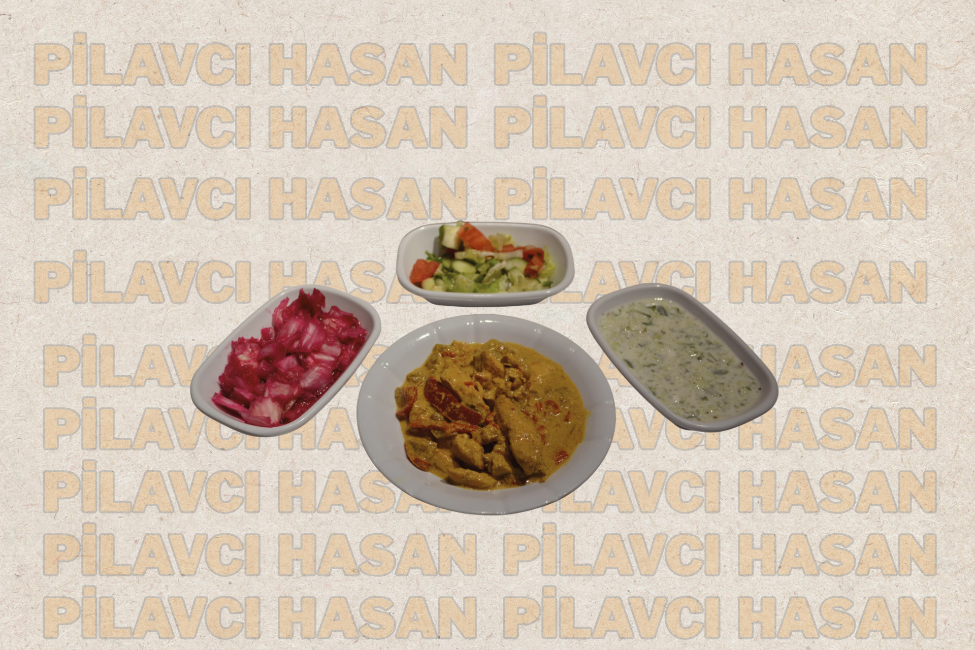 1.5 Porsiyon Köri Soslu Tavuk